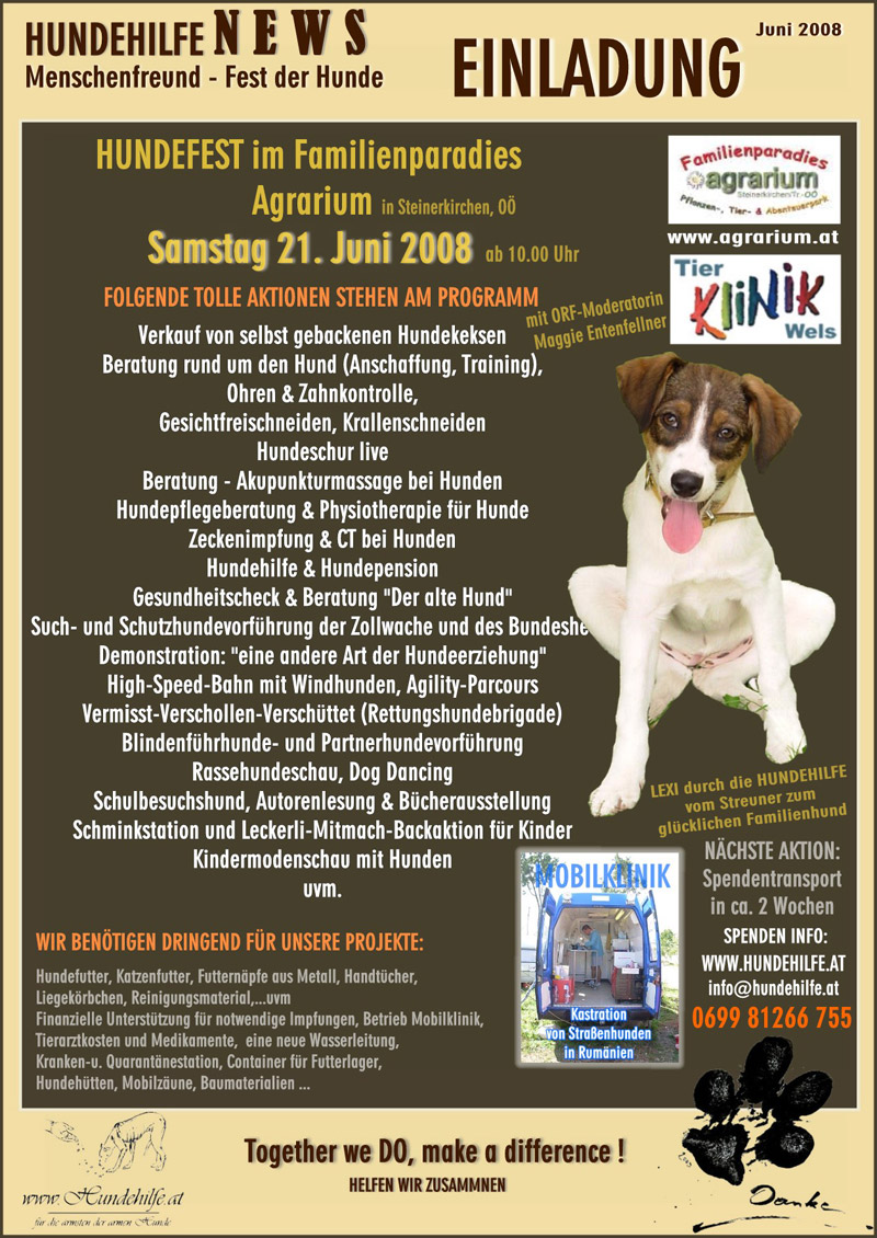 Einladung zum Fest der Hunde
