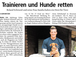 Trainieren und Hunde retten
